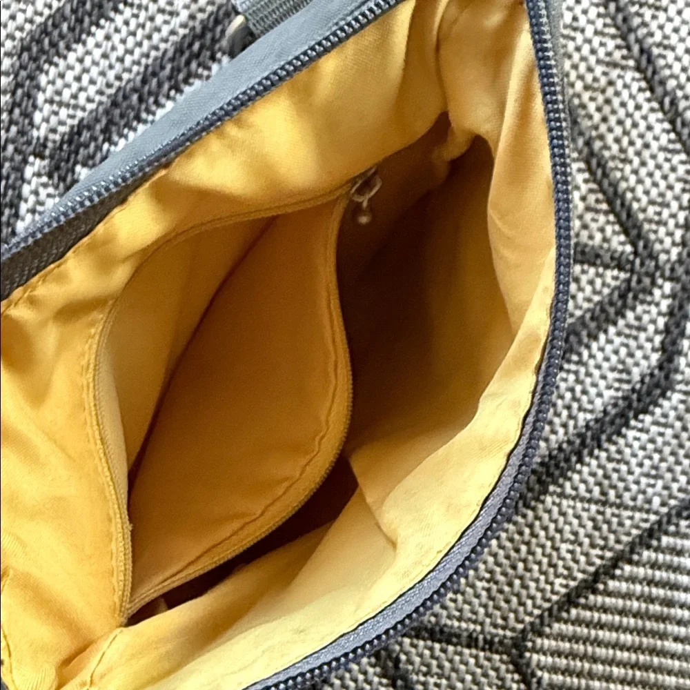Baggallini Charcoal Gray Messenger‎ Bag 3 Deep Pockets Adjustable Strap